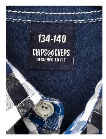Chips & Cheps plaid shirt – 9/10 years – photo 2